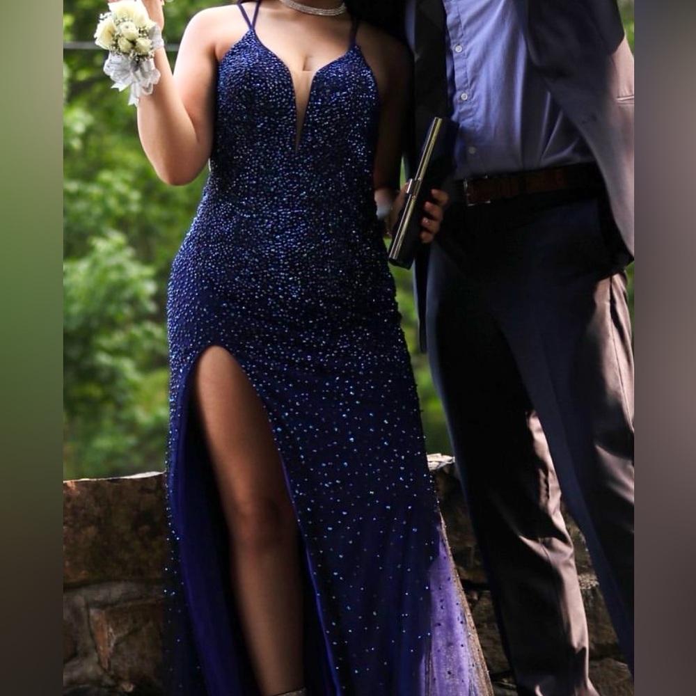 Camille La Vie Blur Navy Dress